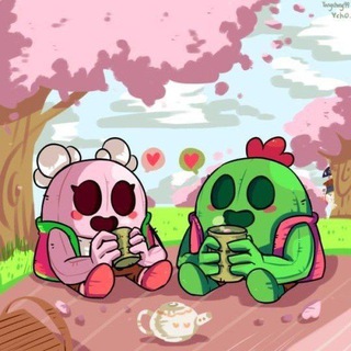 Telegram profile photo for strawberries in cream🍓🍦