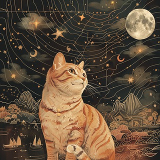 Telegram profile photo for CASTRO: таро | коты | астро