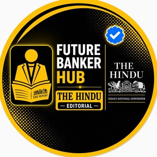 Telegram profile photo for The Hindu Editorial by Future Banker Hub