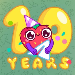 Telegram profile photo for Happy Birthday Telegram - 10 years! Buon compleanno - Feliz cumpleaños - Joyeux anniversaire - С днем рождения - Alles Gute