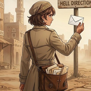 Telegram profile photo for "ساعية بريدٍ📬"