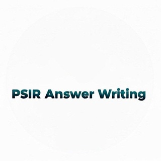 Telegram group profile photo for PSIR Answer writing