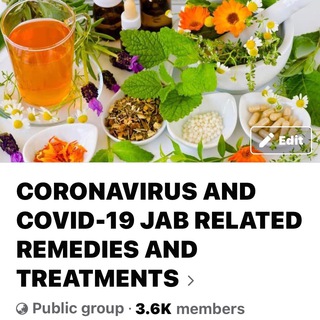 Telegram group profile photo for CORONAVIRUS AND COVID-19 JAB RELATED REMEDIES AND TREATMENTS