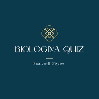 Telegram profile photo for 📖BIOLOGIYA || QUIZLAR MARKAZI🗞