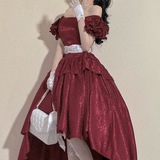 Telegram profile photo for sanguine cherry lips; mirthful vamp o' divine.