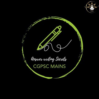 Telegram profile photo for Answer writing Secrets for CGPSC Mains