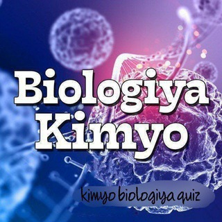 Telegram profile photo for 🌱KIMYO BIOLOGIYA QUIZ TESTLAR 🌱