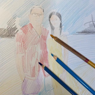 Telegram profile photo for 素描绘画彩绘画画