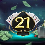 Telegram profile photo for ♠️ Игра 21 Очко в 1хБет на Деньги - 1xBet 21 Карты ♠️