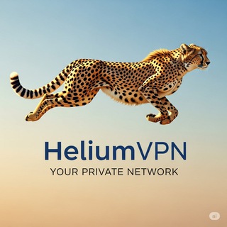 Telegram profile photo for Helium vpn | فیلترشکن | Gemini | ChatGPT & Codex | Perpelixity | OpenVpn | V2RAY | فروش اوتباند
