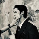 Telegram profile photo for He wears black, not for mourning, but because it suits the solitude.