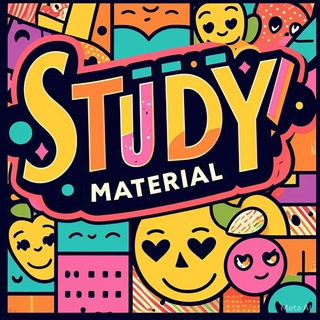 Telegram group profile photo for STUDY MATERIAL📚✏