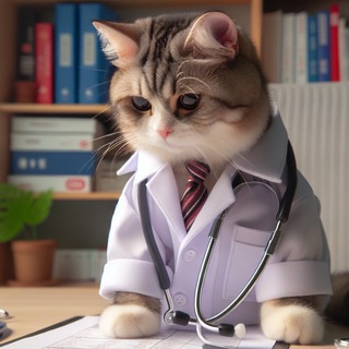 Telegram profile photo for Доктор Кот «Врачи РФ»