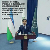 Telegram profile photo for Yoshlar MFY yoshlar yetakchisining rasmiy kanali
