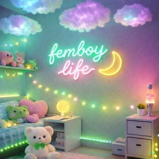 Telegram profile photo for Femboys Life🩷🩵🤍