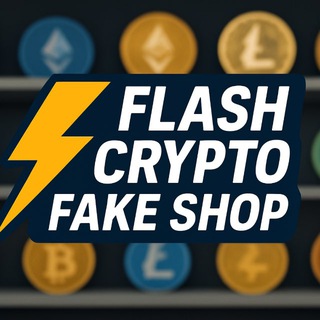 Telegram profile photo for FLASH CRYPTO FAKE SHOP