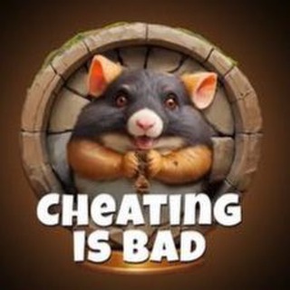 Telegram profile photo for Cheating is bad - HAMSTER KOMBAT