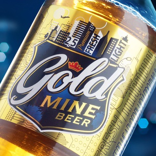 Telegram profile photo for goldmine beer π