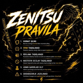 Telegram profile photo for ZENITSU PRAVILA