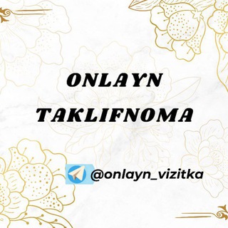 Telegram profile photo for Onlayn taklifnoma
