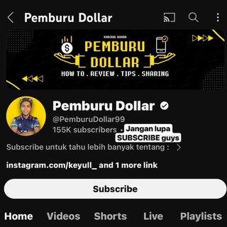 Telegram profile photo for PEMBURU DOLLAR YOUTUBE GROUP