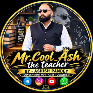 Telegram profile photo for Mr.Cool_Ash the Teacher 👨🏫