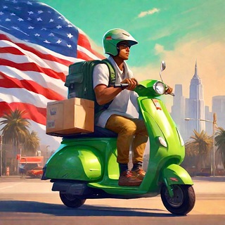 Telegram profile photo for ДОСТАВЩИК США 🇺🇸🍟 Uber Eats / Doordash USA