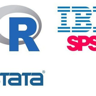 Telegram group profile photo for SPSS, E-View, R², Python