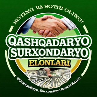 Telegram profile photo for QASHQADARYO_SURXONDARYO_E'LONLARI 🇺🇿