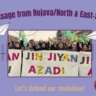 Telegram profile photo for Messages from Rojava (Women Defend Rojava)