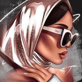 Telegram profile photo for مجمع القمر للعبايات الرأس 💥بأدارة مشرفة قمر
