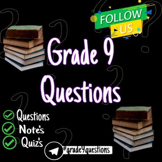 Telegram profile photo for Grade 9 questions