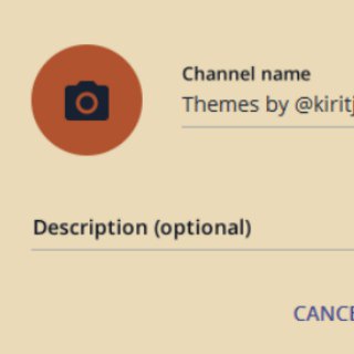 Telegram profile photo for Themes by @kiritjom
