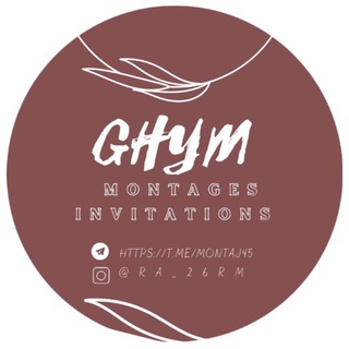Telegram profile photo for ﮼غــيـم﮼للدعوات ﮼والمونتاج﮼