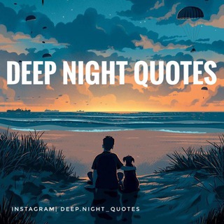Telegram profile photo for Deep Night Quotes