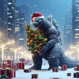 Telegram profile photo for Godzilla's mustache
