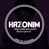 Telegram profile photo for HazOnim🍁
