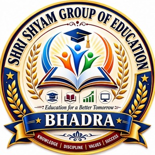 Telegram profile photo for Shri Shyam Group Of Education Bhadra