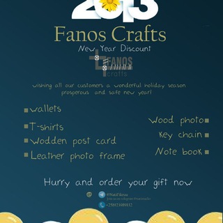 Telegram profile photo for Fanos crafts and decore