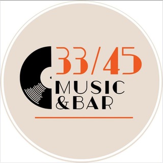 Telegram profile photo for 33/45 Music & Bar