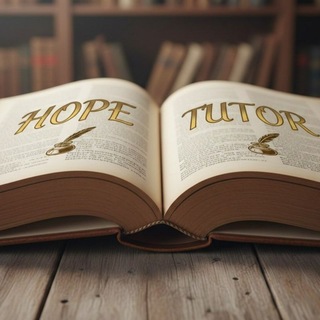 Telegram profile photo for Hope Tutor(ሆፕ አስጠኝ)