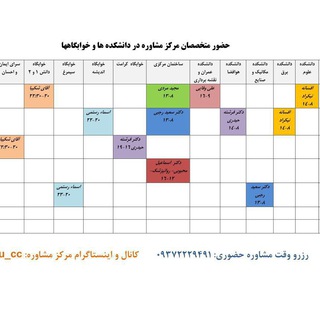 Telegram profile photo for مرکز مشاوره دانشگاه صنعتی خواجه نصیرالدین طوسی