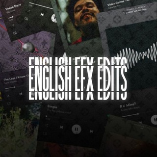 Telegram profile photo for ENGLISH EFX EDITS
