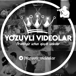 Telegram profile photo for YOZUVLI VIDEOLAR ( Rasmiy )