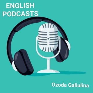 Telegram profile photo for English podcasts