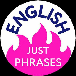 Telegram profile photo for ENGLISH just phrases