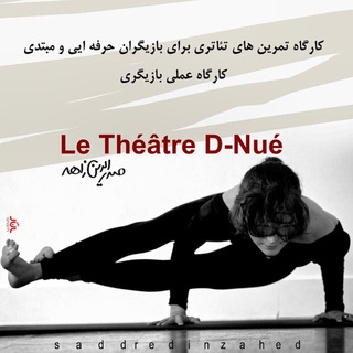 Telegram profile photo for كارگاه عملی بازیگری - صدرالدین زاهد