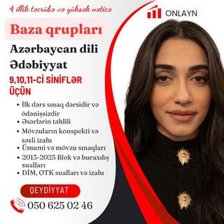 Telegram profile photo for Azərbaycan dili-Məmmədova Günay