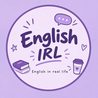 Telegram profile photo for English IRL