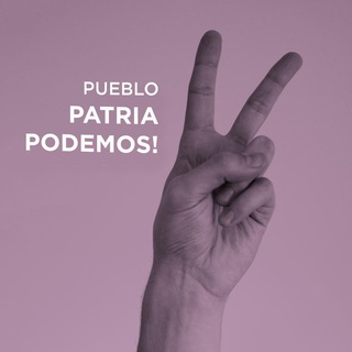 Telegram profile photo for Pueblo, Patria, Podemos